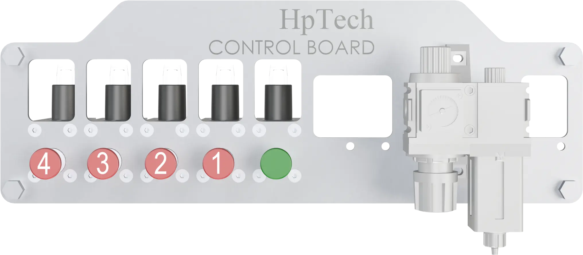 4 Bölmeli ADR Pnömatik Kontrol Paneli