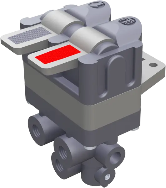 2 Way Air Valve Triangular Connection Plastic Housing